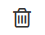 mark for deletion trash can icon